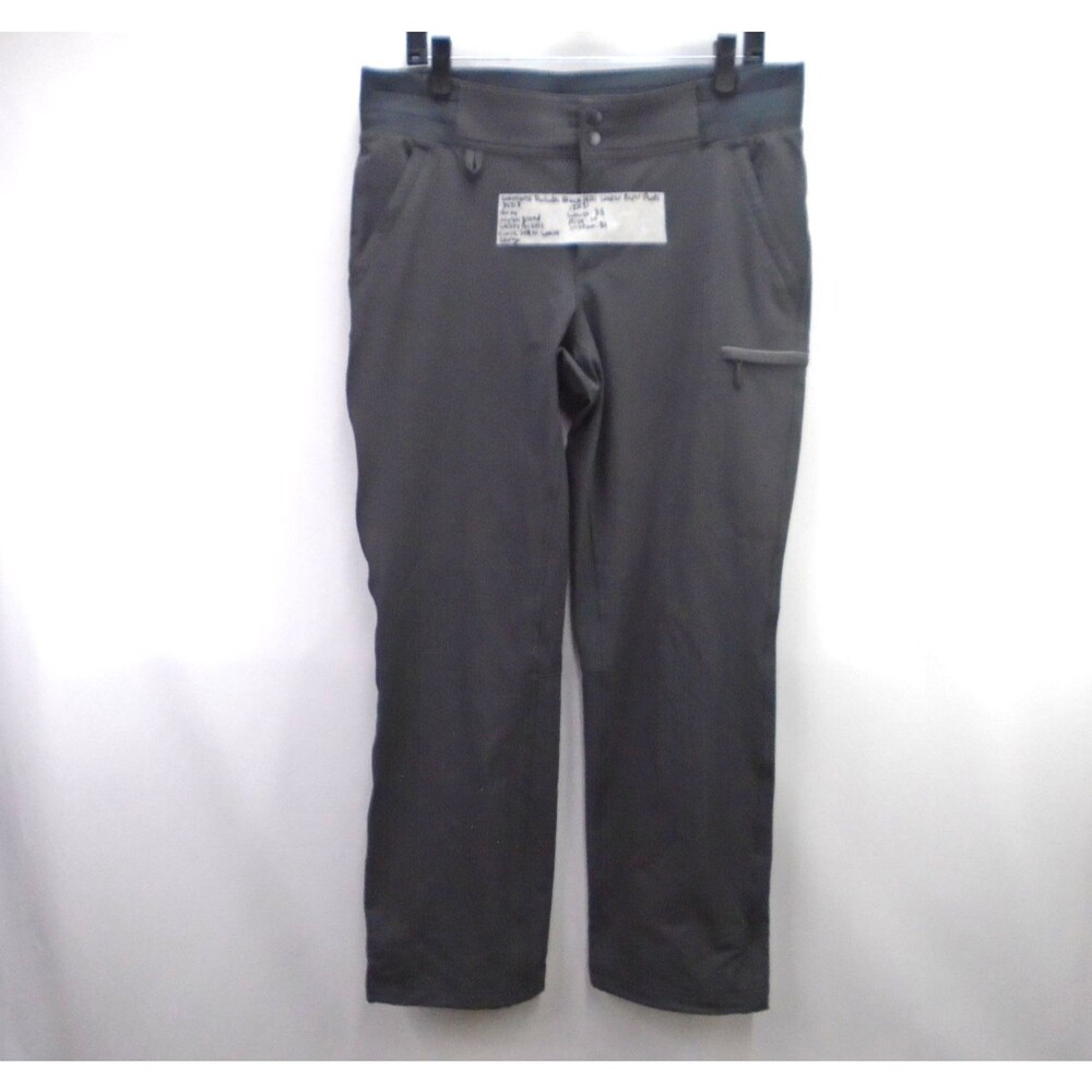 Duluth Trading Womens 12 (35x31) Black Hills Water Repellent Cargo Pants Gray